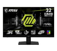 Écran MSI MAG 322UPF 32' UHD Rapid IPS 160 Hz avec large gamme de couleurs et AI Vision.