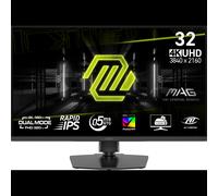 MSI MAG-322URDF-E16 : Moniteur Gaming 31.5" 4K UHD IPS 3840x2160 0.5ms 320Hz DisplayHDR 400, Hub USB 2.0, HDMI 2.1/DisplayPort 1.4a, Noir