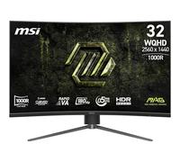 MSI MAG 325CQPF E18 Écran gaming incurvé 32" WQHD - Dalle Rapid VA 1000R 2560 x 1440, 180 Hz / 0,5 ms, AI VIsion, HDMI 2.0b, DP 1.4a, sans bordure, inclinaison/hauteur réglables, compatible VESA, noir