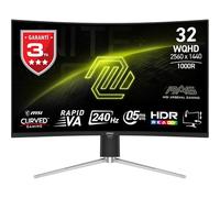 MSI MAG 325CQRXF écran plat de PC 80 cm (31.5") 2560 x 1440 pixels Wide Quad HD Noir