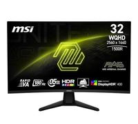 MSI MAG 32CQ6F Écran Gaming incurvé FHD de 32" - Dalle Rapid VA 2560 x 1440 1500R, 180 Hz / 0,5ms, DisplayHDR 400, AMD FreeSync, AI Vision, Compatible VESA, inclinable - HDMI 2.0b, DP 1.4a