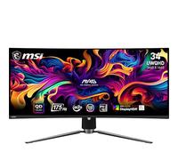 MSI MAG 341CQPA QD-OLED Écran Gaming incurvé 34'' UWQHD - 1800R, Dalle Quantum Dot OLED 3440 x 1440, 175 Hz / 0.03 ms, 99% DCI-P3, ΔE≤2, DisplayHDR True Black 400, KVM - DP 1.4a, HDMI 2.1, USB Type-C