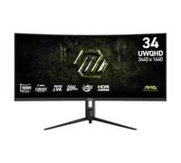 MSI Écran gaming MAG 342CQRFDE E20 34" UWQHD incurvé 3440x1440 200 Hz dalle VA