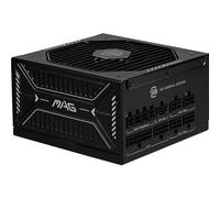 MSI MAG A1000GLS PCIE5 Alimentation PC silencieuse, 1000W, ATX, 80 Plus Gold, ATX 3.1, Compatible PCIe 5.1, Câbles gaufrés, Connecteur natif 12V-2x6 Bicolore