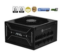MSI MAG A1000GLS PCIE5 alimentatore per computer 1000 W 24-pin ATX ATX Nero