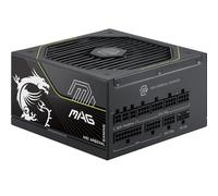 MSI MAG A1000PLS PCIE5 Alimentation PC, GPU Safeguard, condensateur Principal 105°C, Fan Safeguard, 1000W, 80 Plus Platinum, ATX 3.1, Connecteur natif 12V-2x6, Câbles gaufrés