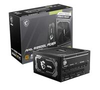 MSI MAG A1250GL PCIE5, Fully Modular Compact Gaming 1250W Power Supply, 80+ Gold, ATX 3.1 & PCIe 5.1 Ready, Native Dual-Color 12V-2x6 Cable, 10 Year Warranty