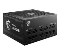 MSI MAG A650GL Bloc d'alimentation, 650 W, 80 Plus Gold, entièrement modulaire, Ventilateur FDB 120 mm avec roulement à Billes Dynamique, Full-Bridge LLC, câbles Plats Noirs - Garantie 7 Ans