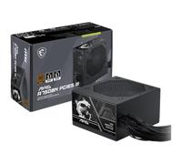 MSI MAG A750BN PCIE5 III, alimentation de jeu non modulaire 750 W, 80+ bronze, double câbles 12 V-2 x 6, condensateur de qualité serveur, ATX 3.1 et PCIe 5.1, faible bruit, semi-numérique, garantie 5