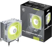 MSI MAG COREFROZR AA13 Blanc - Refroidisseur d'air ARGB CPU - Compatible LGA 1700/1851 / AM5/AM4 - Ventilateur ARGB PWM de 120 mm - Tuyaux thermiques à contact direct - Pâte thermique pré-appliquée