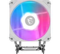 MSI MAG COREFROZR AA13 WHITE Ventirad ARGB pour processeurs Intel & AMD | 4 caloducs en cuivre à contact direct, ventilateur CycloBlade 7 à roulement de type "rifle", pâte thermique pré-appliquée