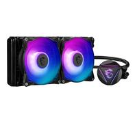 MSI MAG CORELIQUID 280R V2 Kit AIO Watercooling CPU, Tête Waterblock ARGB Rotative, Pompe de Radiateur Intégrée, Disposition Split-Flow, Tuyaux Anti-Évaporation, Compatible AMD & Intel
