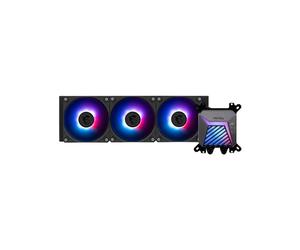 MSI MAG Coreliquid A15 360 Refroidisseur liquide AIO, Socket LGA 1700/1851 AM4/AM5, 3x120mm, 500-2050 RPM, 64.89 CFM, 20 dB, Noir