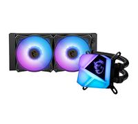 MSI MAG CORELIQUID C240 refroidissement à eau pour processeur (240 mm, 2 ventilateurs, Intel 1700, 115x/1200, AMD AM4/AM3+/TR4, Noir, RGB)