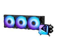 MSI MAG CORELIQUID C360 Kit Watercooling CPU, Tête Waterblock ARGB Spectaculaire, Pompe de Radiateur Intégrée, Disposition Split-flow, Tuyaux Anti-Évaporation, Montage Facile, Compatible AMD & Intel