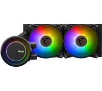 MSI MAG CORELIQUID E240 Blanc - Refroidisseur liquide AIO RGB CPU - Radiateur 240 mm - Double ventilateurs ARGB PWN de 120 mm.