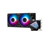 MSI MAG CORELIQUID I240 : Refroidisseur liquide AIO pour boîtier PC, Radiateur 277x119x27 mm, 2 ventilateurs 120mm (70.7 CFM), sockets LGA1700/AM5, Noir