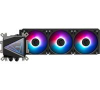 MSI MAG CORELIQUID I360 Refroidisseur liquide AIO ARGB CPU - Radiateur 400 mm - Compatible LGA 1700 - Triple ventilateurs ARGB PWM de 120 mm, noir