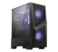 MSI MAG Forge 100M Midi Tower Noir, Transparent