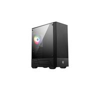 MSI MAG Forge 110R - Boîtier PC Midi Tower Noir - ATX/microATX/Mini-ITX - 2x 3.5" - 3x 2.5" - Vent. 120mm AR - USB 3.2 Gen 1 - Acier/Verre Trempé