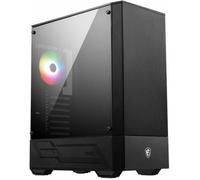 MSI MAG Forge 111R Boîtier PC Tour Moyen ATX, Micro-ATX & Mini-ITX, Verre Trempé, Façade Mesh, 1 Ventilateur ARGB 120mm & Contrôleur Hub, Filtre AntiPoussière Magnétique, Ports USB 3.2 Gen 1 Type-A