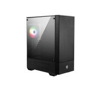 MSI MAG Forge 111R Boîtier PC Tour Moyen ATX, Micro-ATX & Mini-ITX, Verre Trempé, Façade Mesh, 1 Ventilateur ARGB 120mm & Contrôleur Hub, Filtre AntiPoussière Magnétique, Ports USB 3.2 Gen 1 Type-A