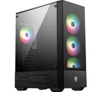MSI MAG Forge 112R Boîtier PC Tour Moyen ATX, Micro-ATX & Mini-ITX, Verre Trempé, Façade Mesh, 4 Ventilateurs ARGB 120mm & Contrôleur Hub, Filtre AntiPoussière Magnétique, Ports USB 3.2 Gen 1 Type-A