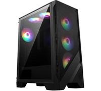 MSI MAG FORGE 120A AIRFLOW Boîtier PC Gaming Moyen Tour ATX - 4 Ventilateurs ARGB, Verre Trempé, Airflow Optimisé Noir