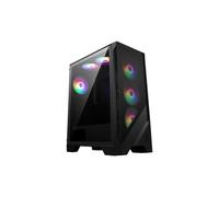 MSI MAG FORGE 120A AIRFLOW Boîtier PC Midi Tower ATX/microATX/Mini-ITX Noir/Transparent, 3x120mm avant, 1x120mm arrière, 2x120mm top, USB 3.2 Gen 1