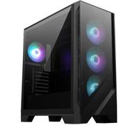 MSI MAG FORGE 320R AIRFLOW unité centrale Micro Tower Noir, Transparent