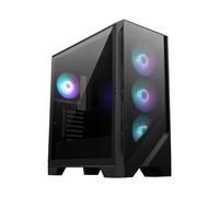 MSI MAG FORGE 320R AIRFLOW unité centrale Micro Tower Noir, Transparent