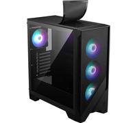 MSI MAG FORGE 320R AIRFLOW unité centrale Micro Tower Noir, Transparent