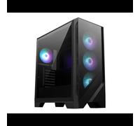 MSI MAG FORGE 321R AIRFLOW - Boîtier PC Midi Tower Noir/Transparent, ATX/microATX/Mini-ITX, 3x120mm avant, 1x120mm arrière, USB 3.2 Gen 1