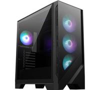 MSI MAG Forge 321R Airflow Boîtier PC Moyen Tour - ATX, Compatible avec Les GPU RTX 40, Ventilateurs ARGB, filtres à poussière magnétiques, Verre trempé, Hub de contrôle ARGB, USB Type-C 3.2 Gen 2x2