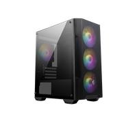 Boîtier PC - MSI - MAG FORGE M100A - Micro Tower - Noir, Transparent - 3x 120 mm ventilateurs