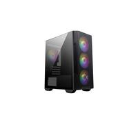 MSI MAG FORGE M100R Boîtier PC Midi Tower Noir/Transparent, micro ATX/Mini-ITX, 3x120mm avant, 1x120mm arrière, USB 3.2 Gen 1, Verre Trempé