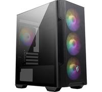 MSI MAG FORGE M100R unité centrale Midi Tower Noir, Transparent