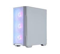 MSI MAG FORGE M100R - Tour microATX jeux - panneau latéral fenêtré (verre trempé) - pas d'alimentation (ATX) - blanc - USB/Audio Blanc