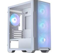 MSI MAG FORGE M100R - Tour microATX jeux - panneau latéral fenêtré (verre trempé) - pas d'alimentation (ATX) - blanc - USB/Audio Blanc