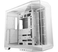 MSI MAG PANO 100L PZ White Boîtier PC ATX - Compatible Installation Verticale du GPU, Support de Carte Graphique, filtres à poussière, Cage de Stockage pivotante, Double Chambre, USB Type-C 20 GB/s