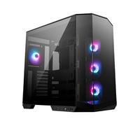 MSI MAG PANO 100R PZ Boîtier PC de Jeu Moyen de qualité supérieure, Panneau latéral en Verre trempé, Ventilateurs ARGB 120 mm, Support de Refroidissement Liquide jusqu'à 360 mm, boîtier de Couleur