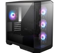MSI MAG PANO M100R PZ Micro ATX Boîtier de Jeu, Prend en Charge la Carte mère Back-Connect, Affichage panoramique à 270 degrés, 4 Ventilateurs aRGB