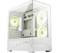 MSI MAG PANO M110R White - Boîtier PC Gaming Mini Tour - Compatible avec Les GPU de 410 mm de Long, filtres à poussière Amovibles, USB Type-C 20 GB/s, Compatible Cartes mères Micro-ATX et Mini-ITX