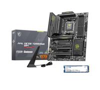 MSI MAG X870E Tomahawk Carte mère WiFi, ATX prend en charge les processeurs AMD Ryzen 9000/8000/7000, AM5, DDR5 Memory Boost 8400+ MT/s (OC) PCIe 5.0 x16, M.2 Gen5, Wi-Fi 7,5G LAN + Kingston NV3 2 To