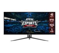 MSI MAG401QR - Écran LED - jeux - 40" - 3440 x 1440 UWQHD @ 155 Hz - IPS - 400 cd/m² - 1000:1 - DisplayHDR 400 - 1 ms - 2xHDMI, DisplayPort, USB-C - noir