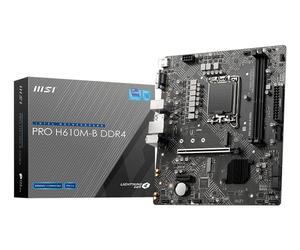 MSI MB PRO H610M-B DDR4 Intel H610 LGA 1700 micro ATX