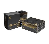 MSI Meg Ai1600T PCIE5 ATX 3.1 Alimentation de Jeu Modulaire Complet Certifié 80 Plus Titanium 1600W Condensateurs 100% Japonais 105°C Alimentation ATX