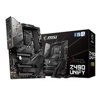 MSI MEG Z490 Unify ATX Carte mère pour Gaming Intel Core LGA 1200 Socket SLI/CF, Trois emplacements M.2 USB 3.2 Gen 2x2, Wi-FI 6