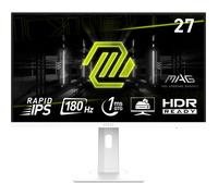 MSI MAG 274PFW Écran Gaming 27'' FHD - Dalle Rapid IPS 1920 x 1080, 180 Hz / 1ms (GtG), 117% sRGB, Design sans Bordure, HDR Ready - DisplayPort 1.2a, HDMI 2.0 (FHD à 180Hz)