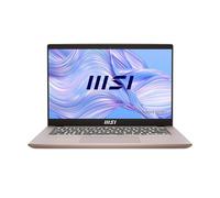 MSI Modern 14 C12M-499FR : Intel Core i3 1215U - 8GB LPDDR4 - SSD 512GB - Intel UHD Graphic - 14' Full HD - Windows 11 Famille - Clavier Azerty retroeclairé - Beige Rose